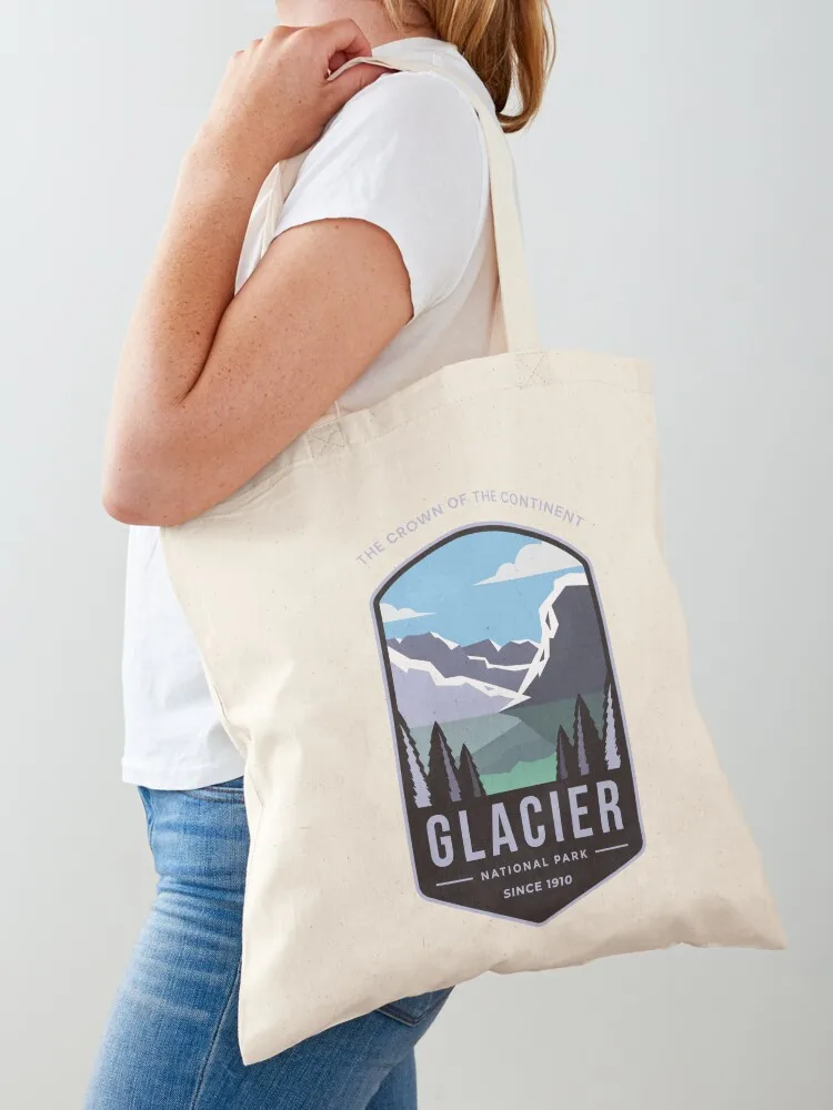 

Glacier National Park Tote Bag Shopper bag large size bags large tote bag Portable shopping