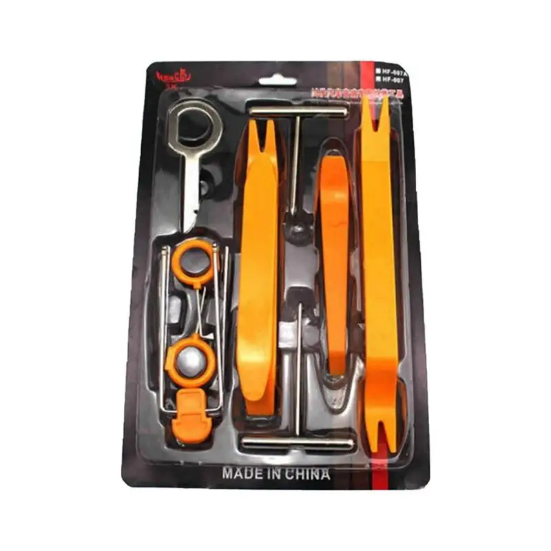 

Trim Removal Tool Interior Door Panel Clip Fastener Removal Set 12Pcs Thickened Auto Trim Removal Tool Set For Vehicle Dash