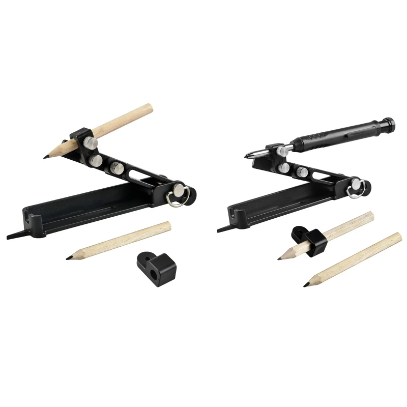 Precise Woodworking Gauge with Deep Hole Durable Adjustable Scribing Tool Lightweight Portable Measuring Gauge