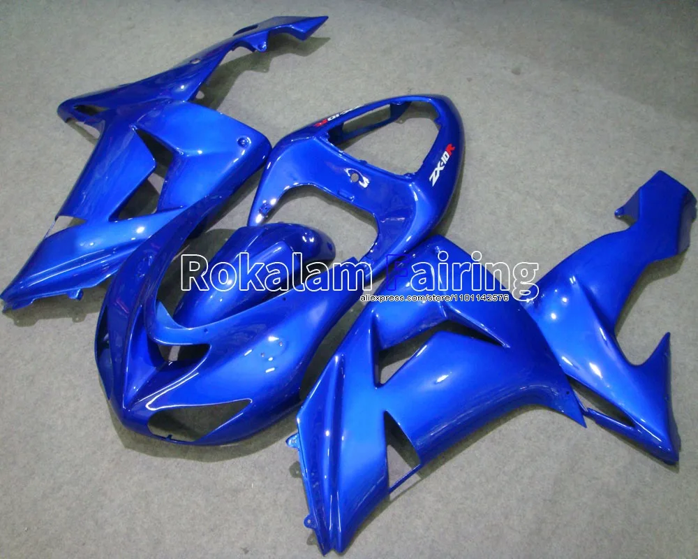 

ABS Motorcycle fairings For Kawasaki ZX10R NINJA 06 07 ZX-10R whole blue cowling 2006 2007 ZX 10R (Injection molding)