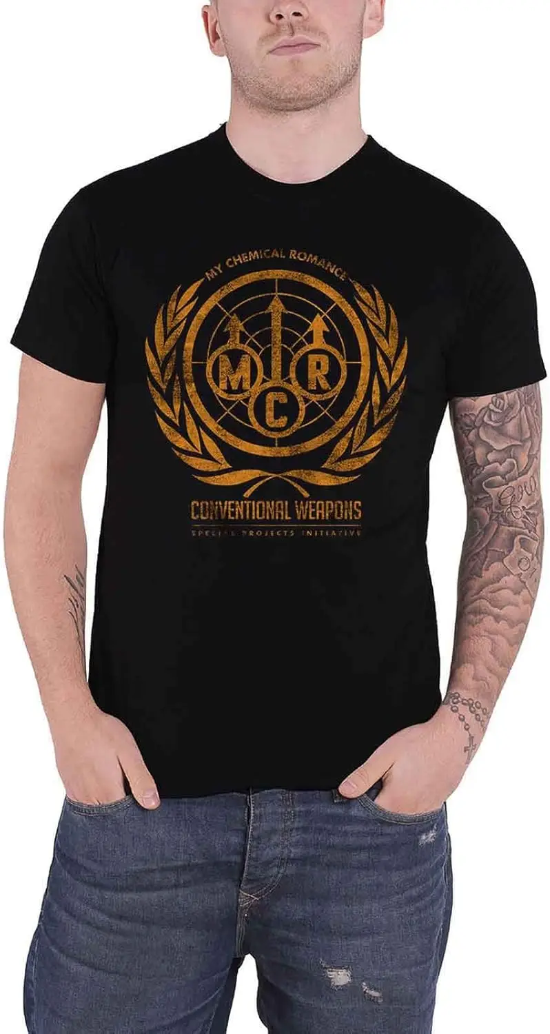 My Chemical Romance Men's Conventional Weapons Slim Fit T-Shirt Black