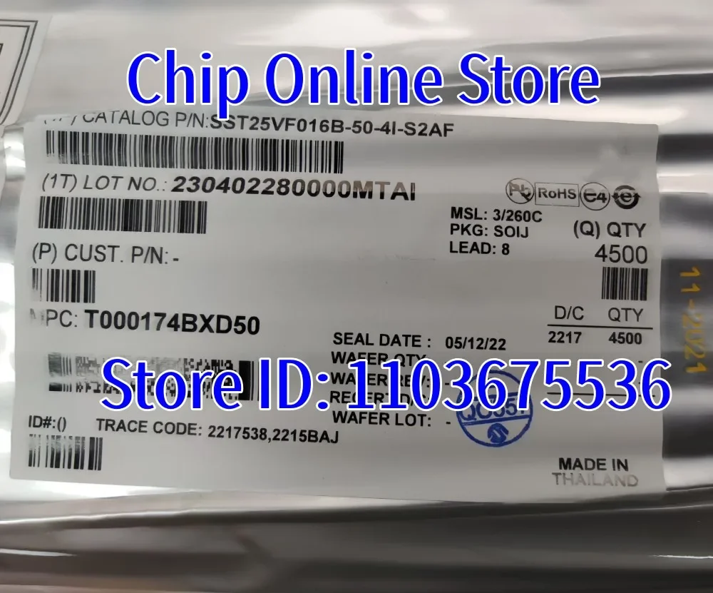 5~100Pcs SST25VF016…