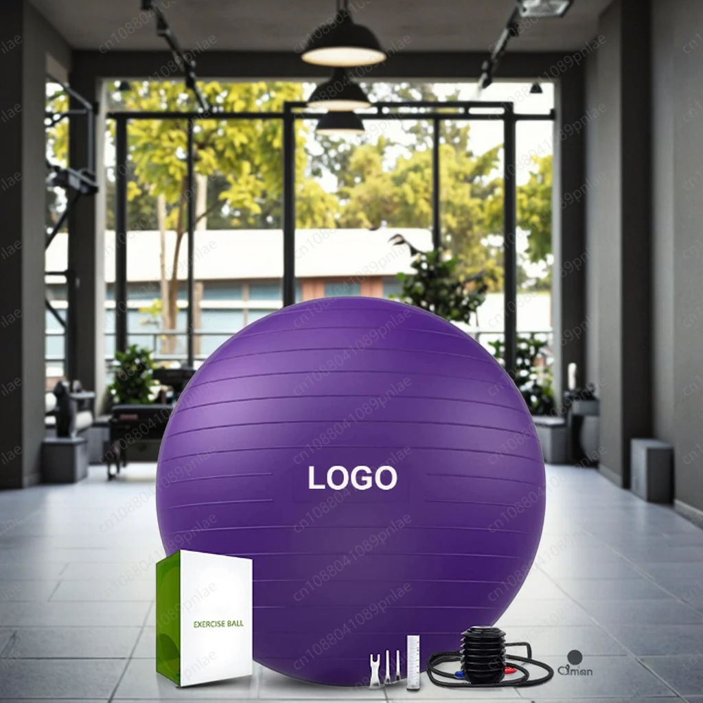 Professional PVC Balance Ball - Anti-Burst for Gym Yoga Workout