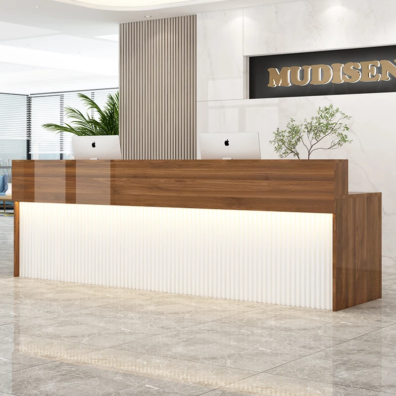 Aesthetic Reception Desks customized Beauty Salon Reception Desk Drawers Luxury Banco Reception Centro Estetico Office Furniture