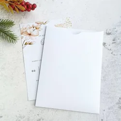 5X7 Invitation Pocket Envelopes For Wedding Birthday Quince DIY Invitations 250gsm Sturdy Shimmer Paper 50 pcs Multi Colors
