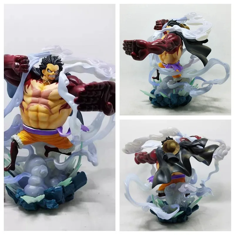 

Anime One Piece One Piece Four Levels Ghost Island Luffy Monster Battle Super Battle Handheld Model Ornament