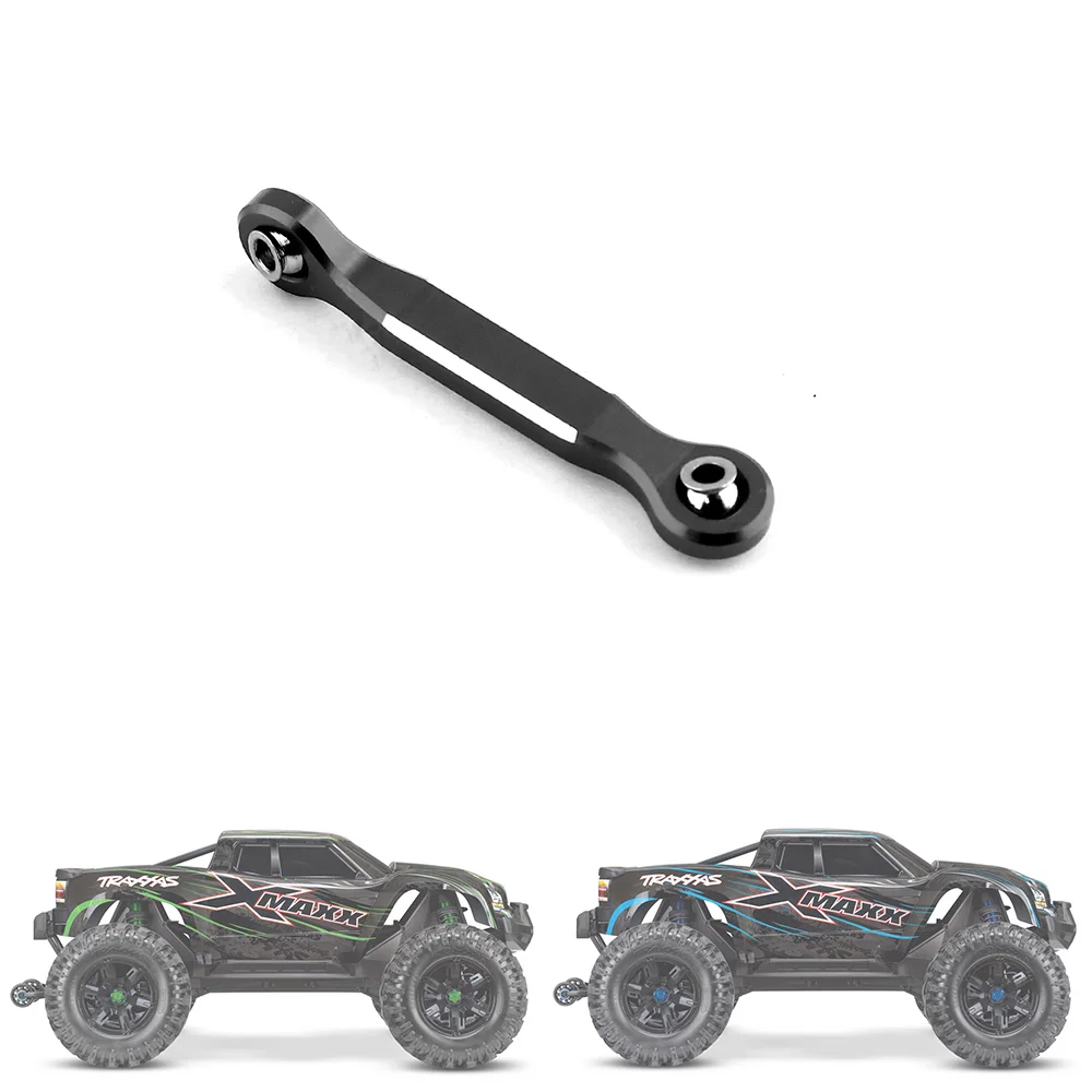 【STOCK】Aluminum Alloy Steering Servo Linkage Tie Rod for 1/5 Xmaxx 6S 8S RC Upgrade Parts,Black