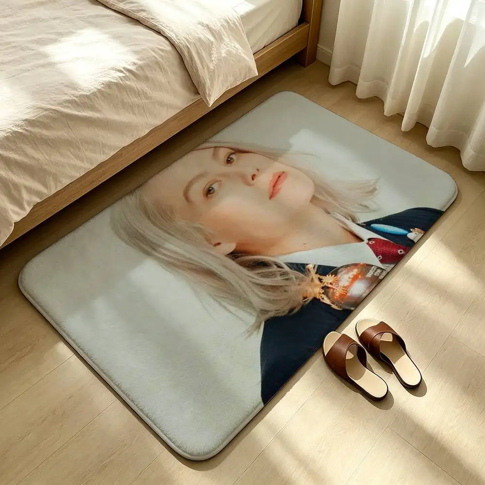 Popular Singer Phoebe Bridgers Shower Room Absorbent Small Floor Mat Soft Comfortable Decorative Foot Mat