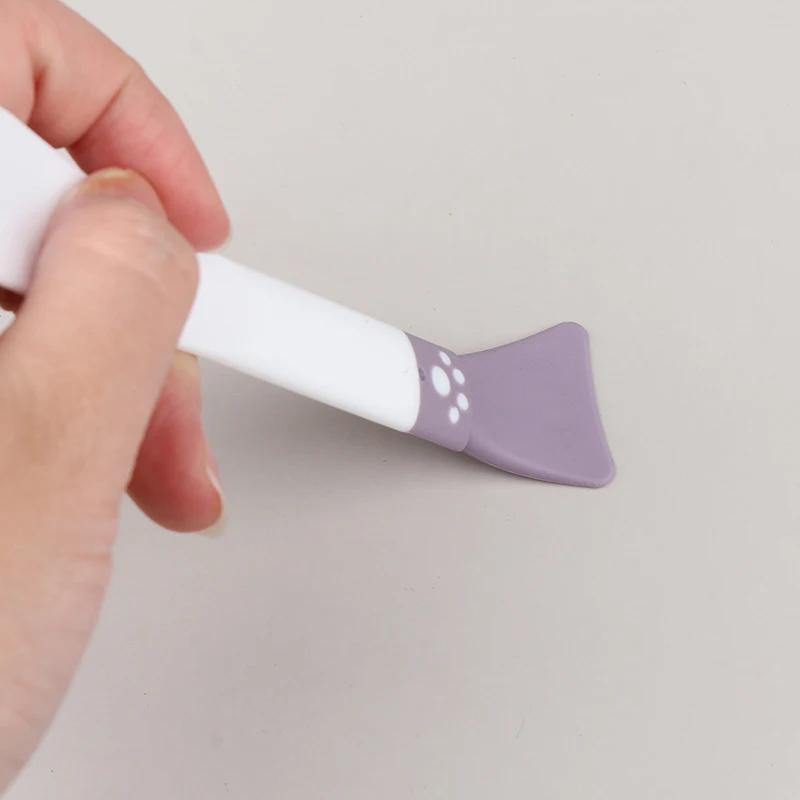 Gato Garra Escova Máscara De Silicone, Escova De Beleza, Máscara De Duas Cabeças Vara, Vara De Ajuste, Máscara Facial Suave, Ferramenta De Cuidado De Rosto, 1Pc