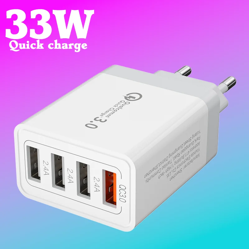 33W 4-Port Portable… - image