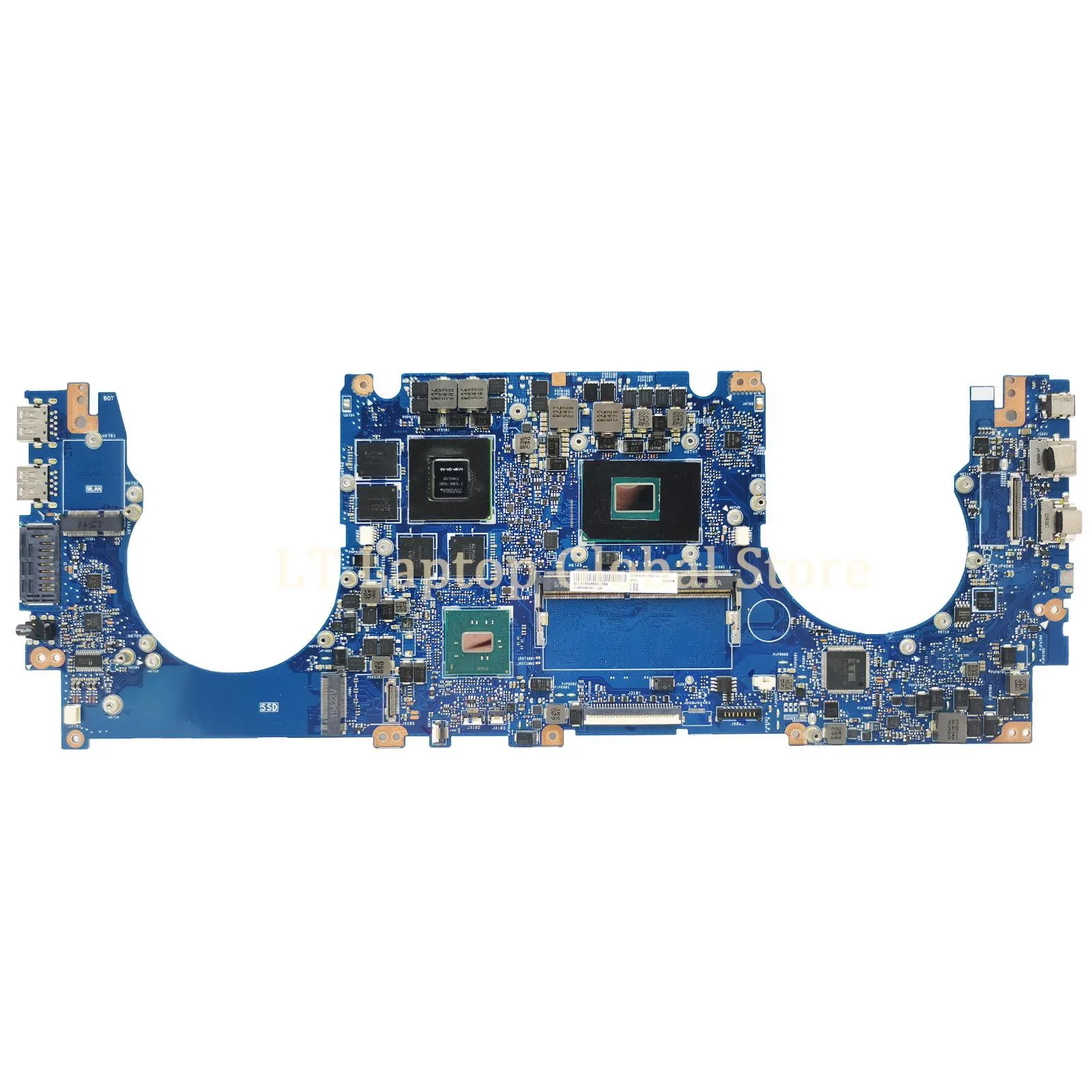 LT Laptop N501V Mainboard For ASUS N501VW G501VW G58V UX501V UX501VW G501V Laptop Motherboard I7-6700HQ 8GB RAM GTX960M-2G/4G