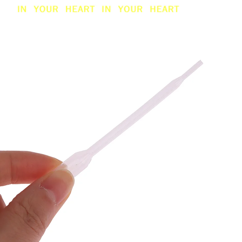 【X】UV Epoxy Resin Jewelry Making 100Pcs 0.5ML Plastic Disposable Pipettes Squeeze Transfer Pipettes Dropper For Silicone Mold