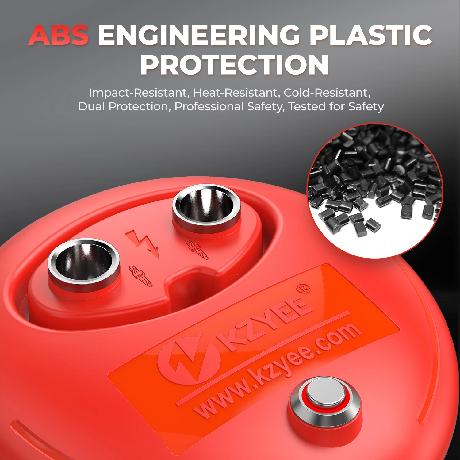 เครื่องมือทดสอบหัวเทียน KZYEE KS30 สำหรับตรวจสอบการทำงานของเครื่องยนต์ ทดสอบการจุดระเบิด 110~120V AC 50/60Hz สำหรับรถยนต์ 12V