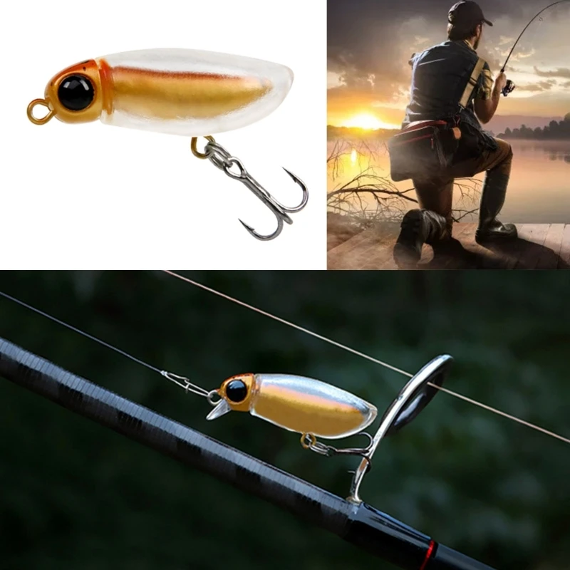 38mm Fishing Crankbaits Fishing Lures Swimbaits Wobbler Fishing Hard Baits Mini Lure for Bass Trout Saltwater Freshwater