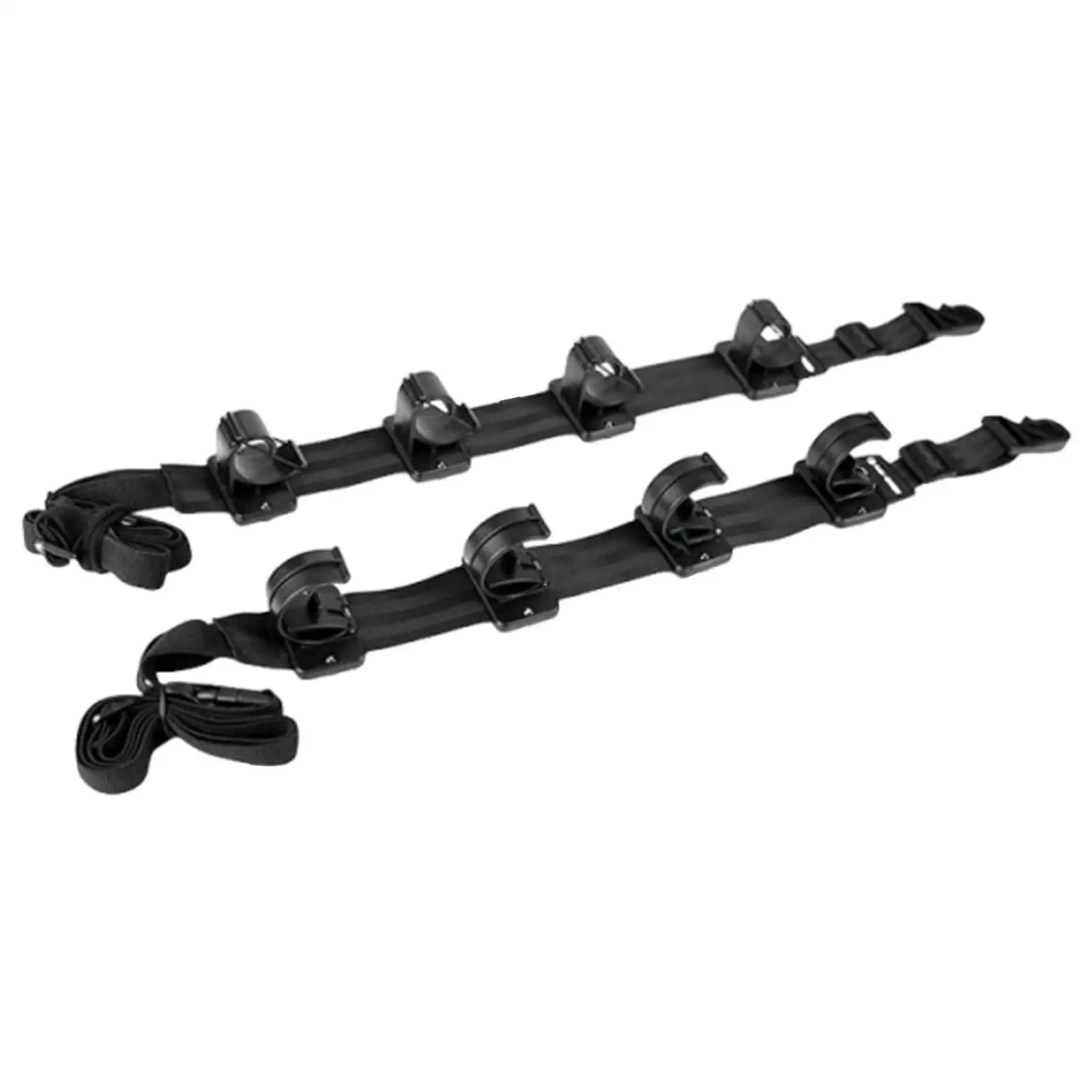 حامل قضيب صيد السيارة بسعة 4 قضيب، ملحق متعدد الاستخدامات مع مشابك مزدوجة