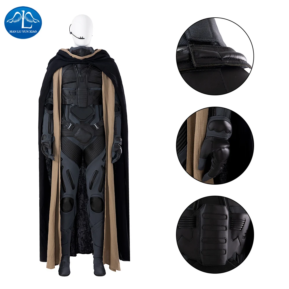 

The Messiah Paul Atreides Cosplay Costume Men Armor Suit Bodysuit Cloak Mask Full Set Halloween Carnival Party Outfits