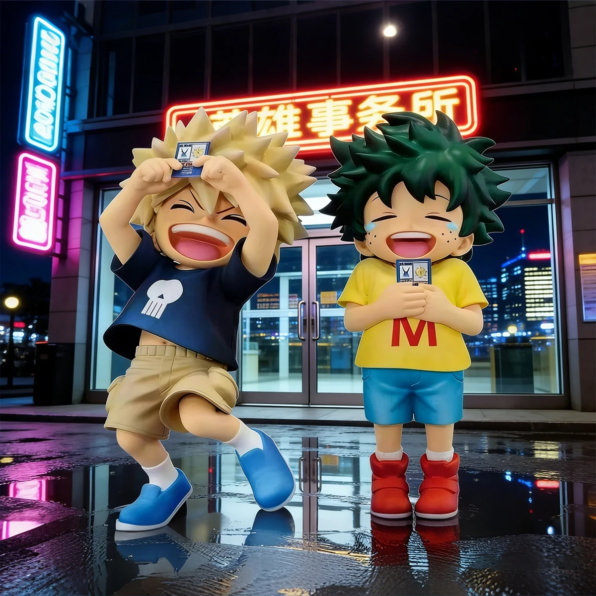 Anime My Hero Academia Figur Midoriya Izuku Bakugou Katsuki Action Figure Kocchion Modell und Y Technik ft