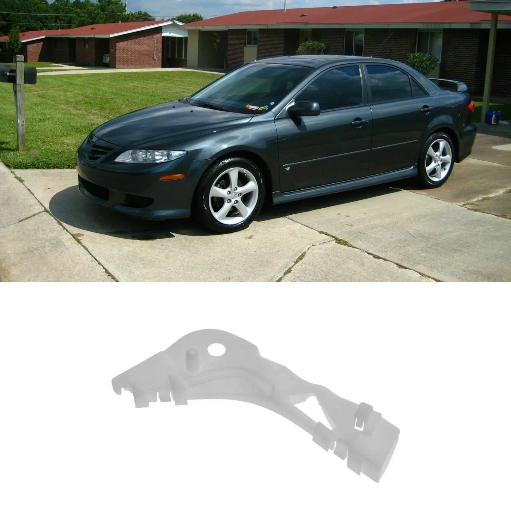 

Крепление кронштейна бампера подходит для Mazda 6 2003 2004 2005 2007 2008 GJ6A-50-E12C GJ6A-50-E11C-ABQF