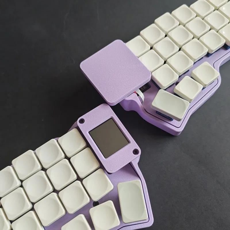 Hot Sale Corne V4.1 Split Mechanical Keyboard Custom Wireless Bluetooth Nice！view Screen Hot-swap Touchpad Mouse ZMK MX Switch - view 5