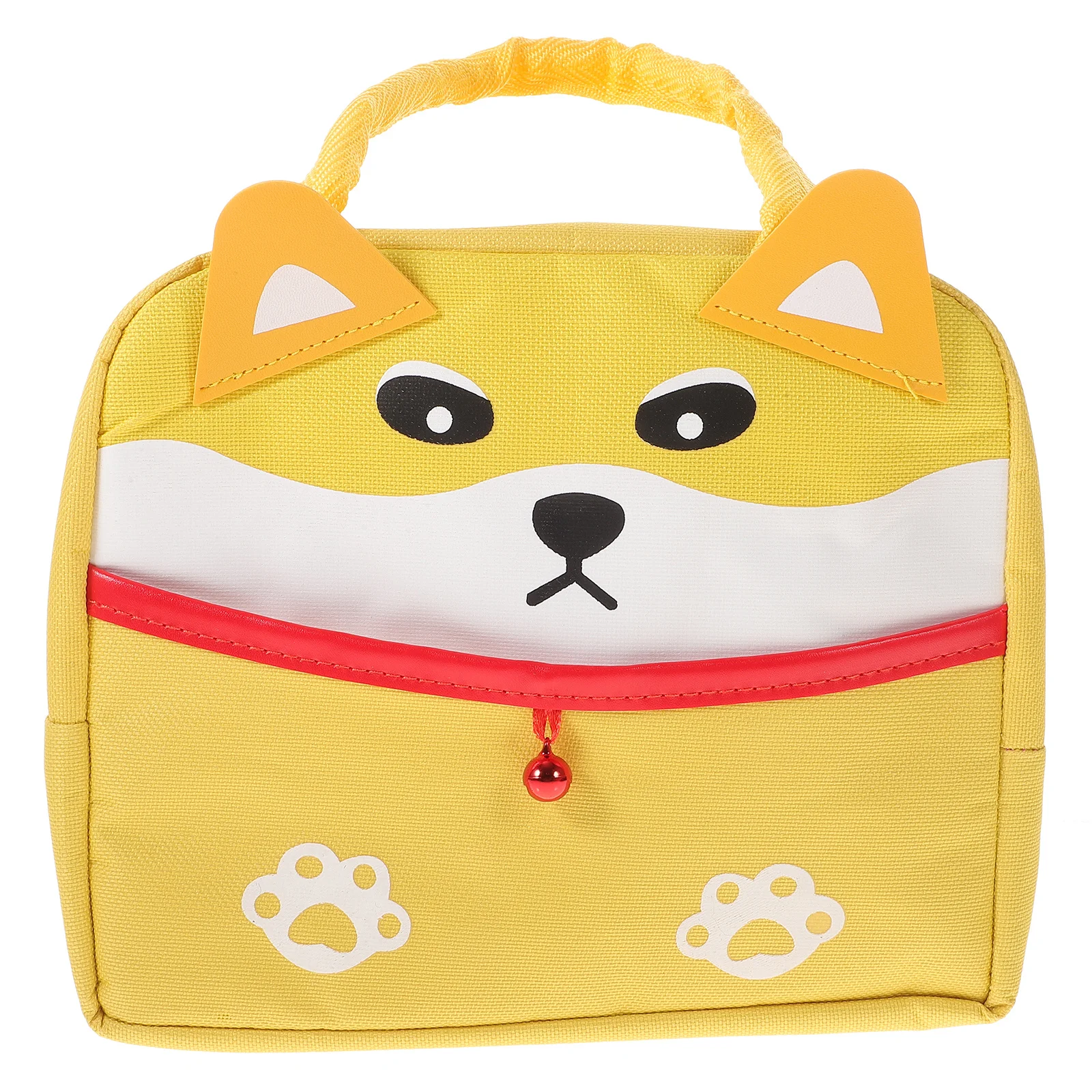 

Practical Insulated Bento Box Pouch Lunch Bag Waterproof Wearresistant Thermal Insulation Wide Opening Zipper Seal