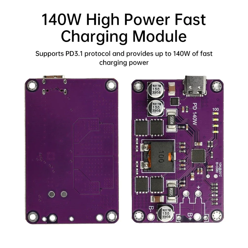 1PC PD3.1 140W Fast Charging Module XT30PW-M Charging Power Module Suitable For 3S, 4S 5S, And 6S Lithium Batteries Accessories