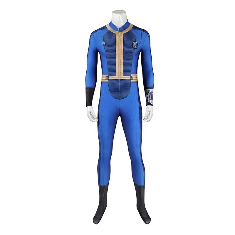 Sky05 Movie Fallout Lucy MacLean Cooper Howard Fallout Cosplay Jumpsuit Costume for Men and Women Halloween Cosplay Clothi99JIu@