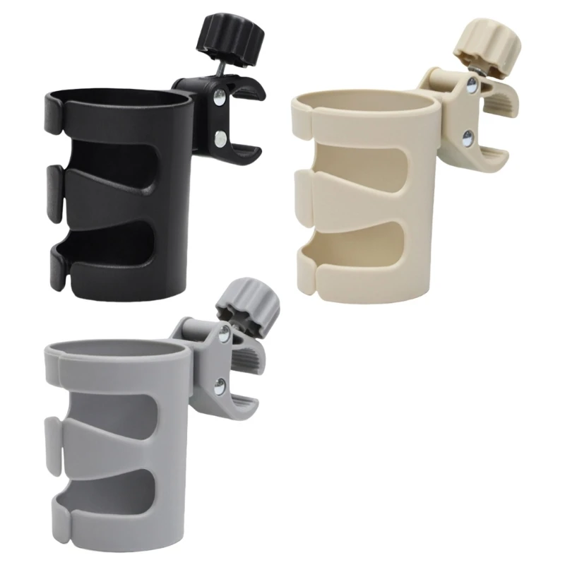 

360 Degree Adjustable Baby Strollers Cup Holder Universal Drink Bottle Organiser Rack for Bicycles Walkers Pushchairs