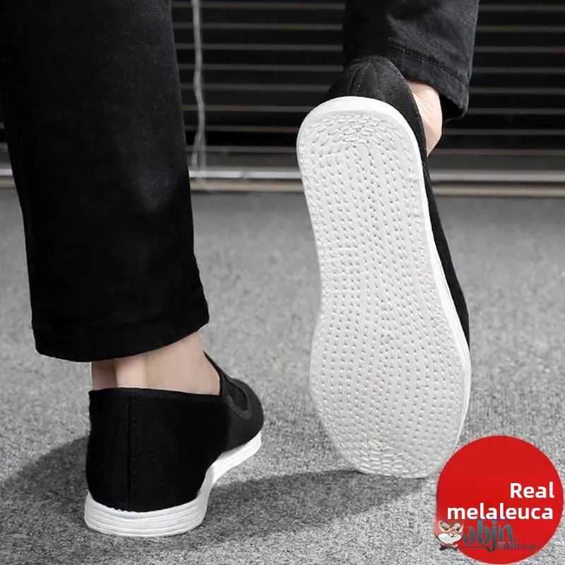 

Beijing Old Handmade Hemp Rope Leisure oes Men's Fall Breathable Comfortable Lightweight Slip-On Casual Bla Cloth oes