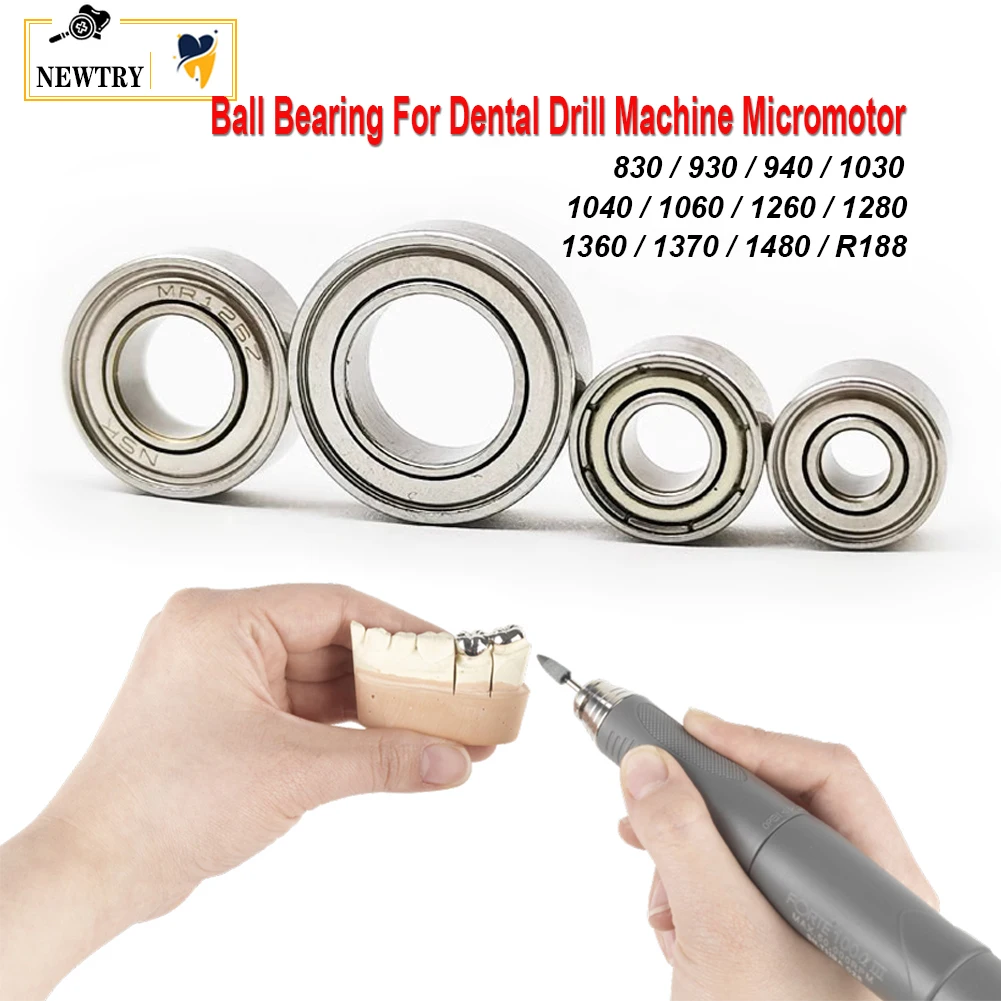 STRONG 102L 105L Dental Hand Grinder Handpiece Ball Bearing 1480 1260 940 830 For Marathon Polish Micromotor Nail Drill Machine