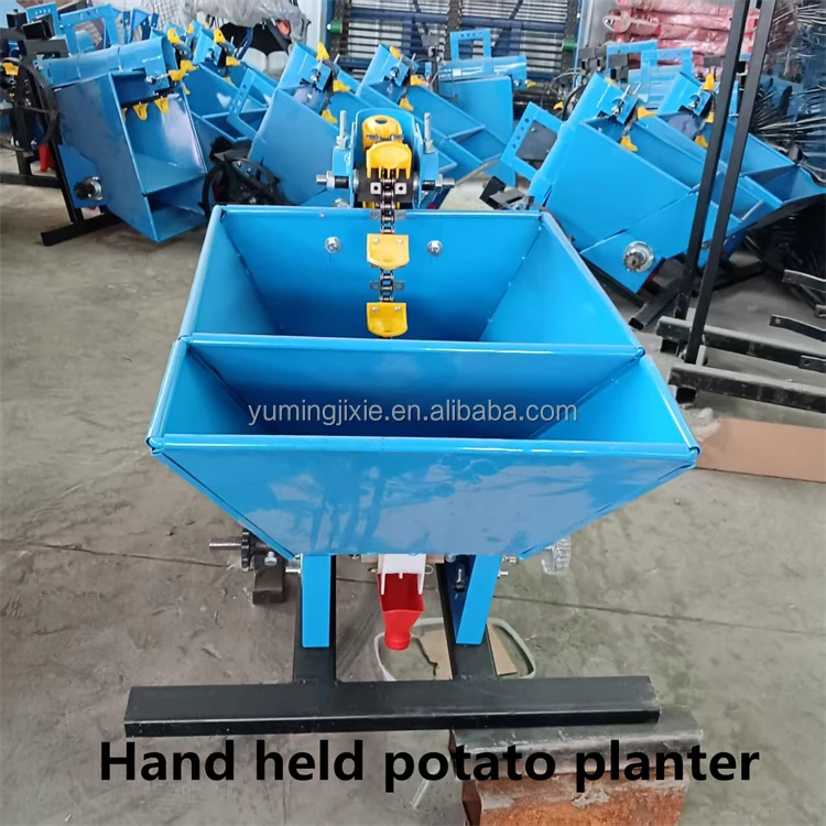 Hand Held Tractor Seeder Manual Potato Seeder Potato Planter