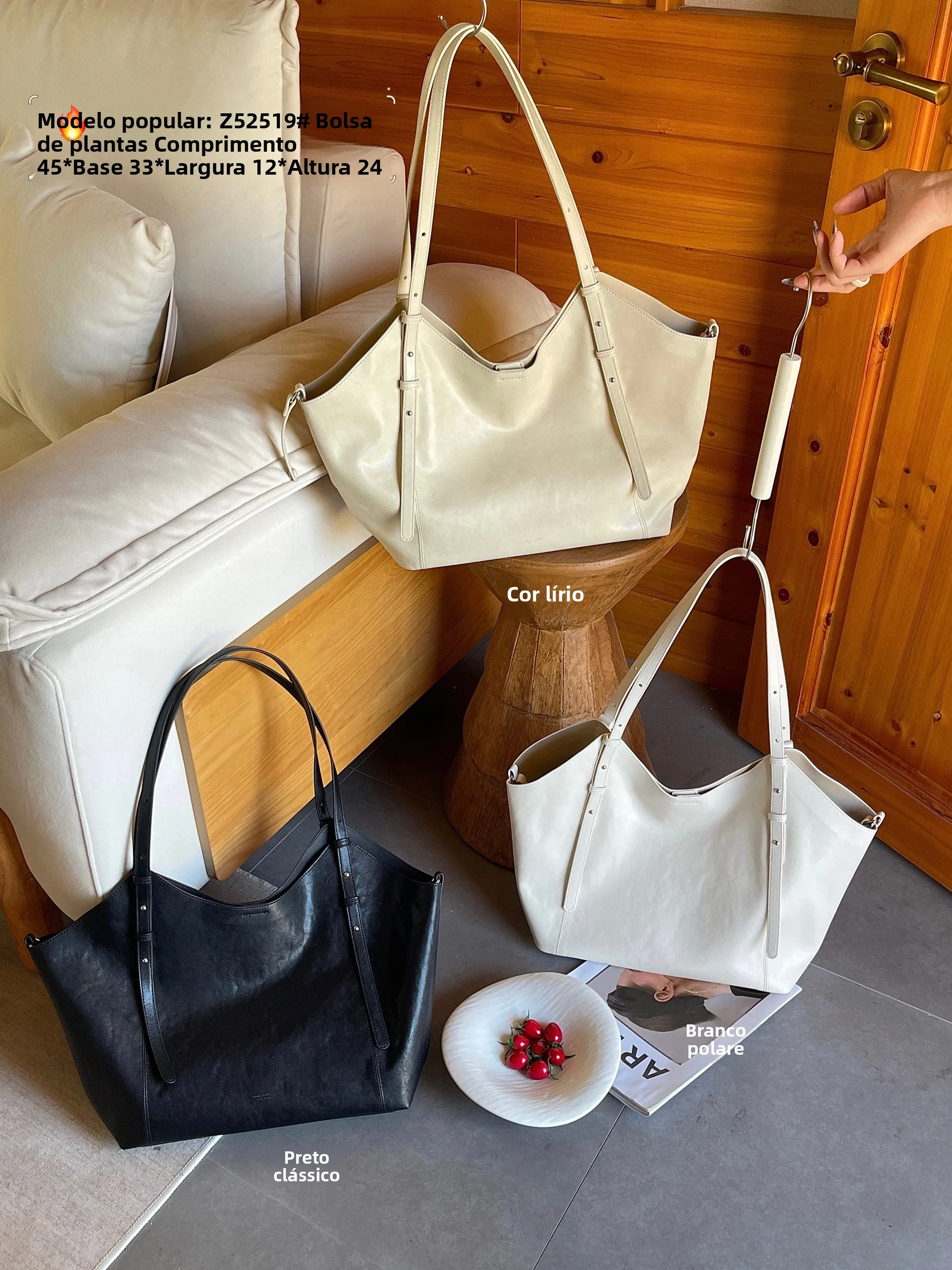 fashionable-trendy-handbag-simple-shoulder-crossbody-bag-stylish-women's-bag-british-style-pure-color-zipper-closure-handbag