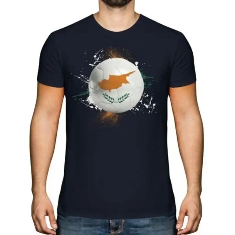 Cyprus Fußball Herren T-Shirt Geschenk Weltmeisterschaft Sport