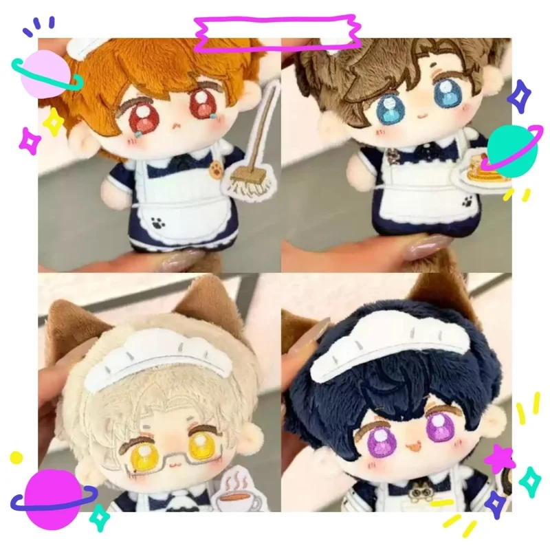 

10cm Tears of Themis Luke Pearce Xia Yan Lu Jinghe Anime Cosplay Keychain Plush Doll Cute Stuffed Toy Pendant Collectible