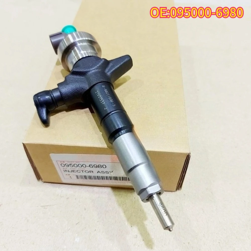 

High quality New For 095000-6980 Common Rail Diesel Fuel Injector Assy 095000-6983 For Isuzu DMAX 3.0L 4JJ1 Engine Denso