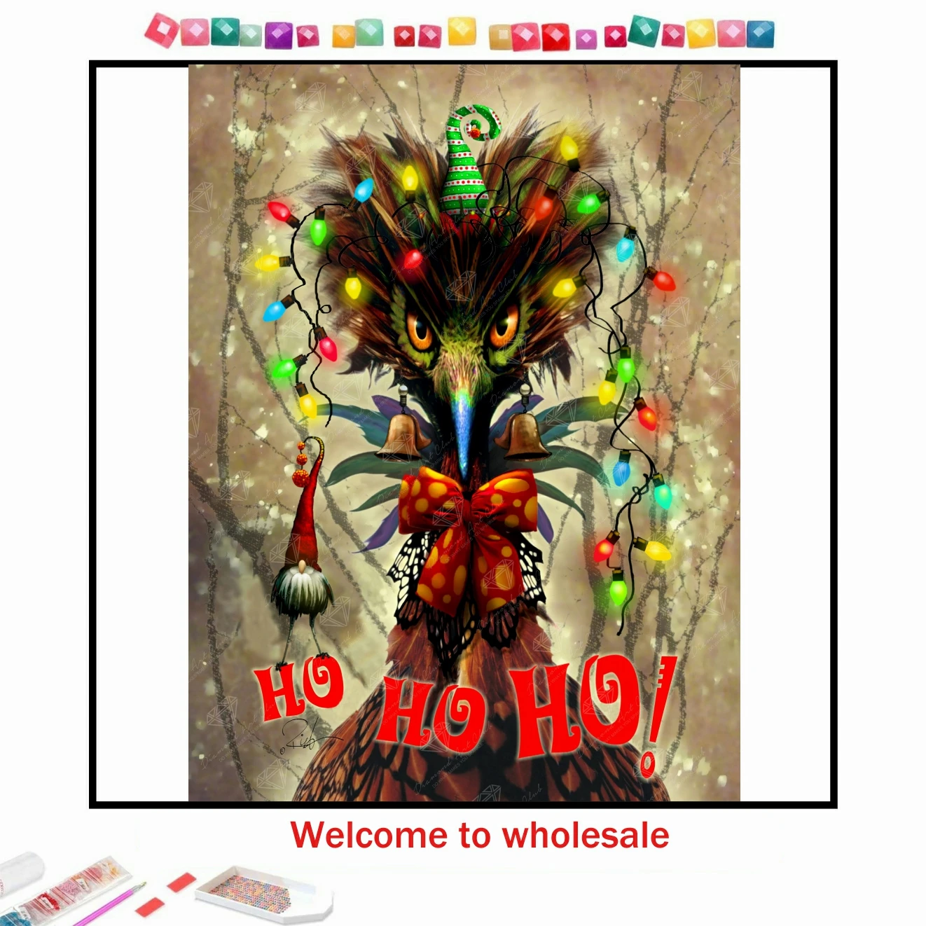 

New Crystal Diamond Painting Kits Embroidery Fantasy Owl Myrtle Animal Picture Art Cross Stitch Mosaic Handicrafts Birthday Gift