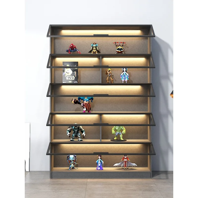 

Bookshelf model glass door display cabinet, storage cabinet