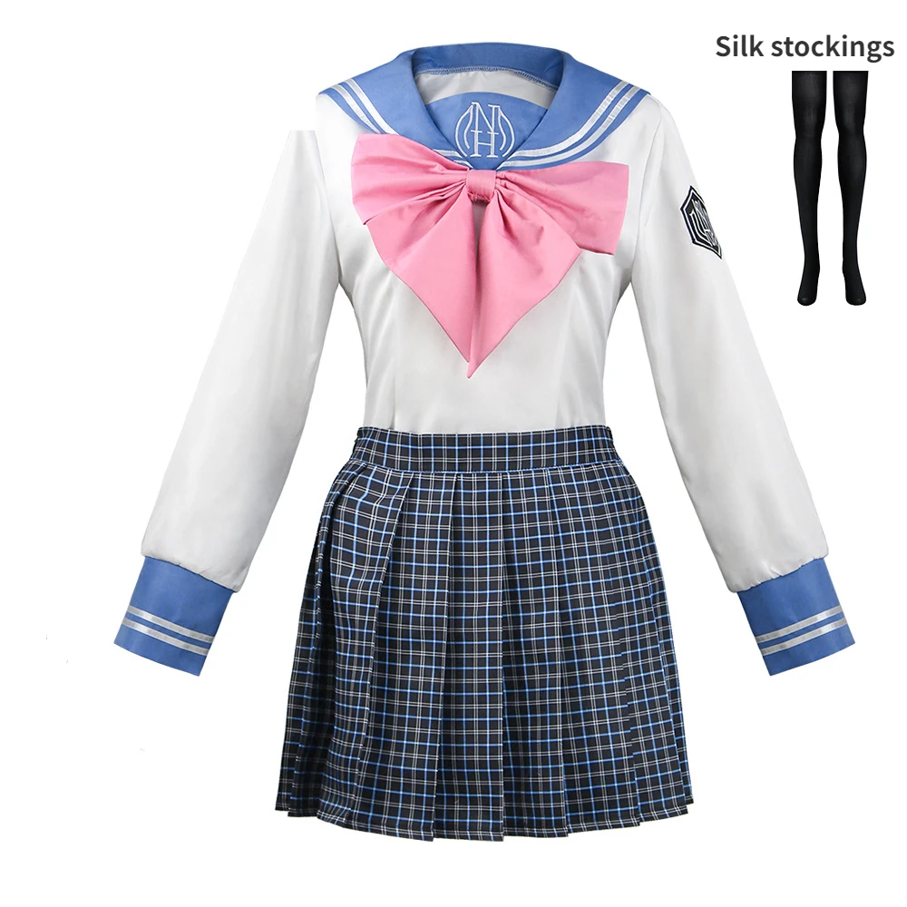 

Maizono Sayaka Cosplay Costume Anime Disguise School Uniform for Women Girl Outfit Dress Halloween Party Clothing Role Play