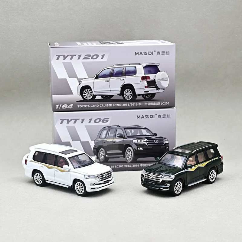 1/64 Scale LC200 Alloy Car Model Decoration Collection Ornaments