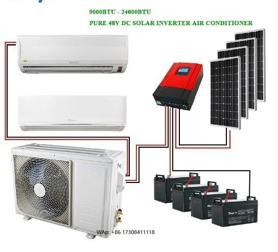 

New Products 48V DC air Conditioner 12000btu Solar air Conditioner 1.5HP 1 Ton air Cooler for 14-21m2 Room Use