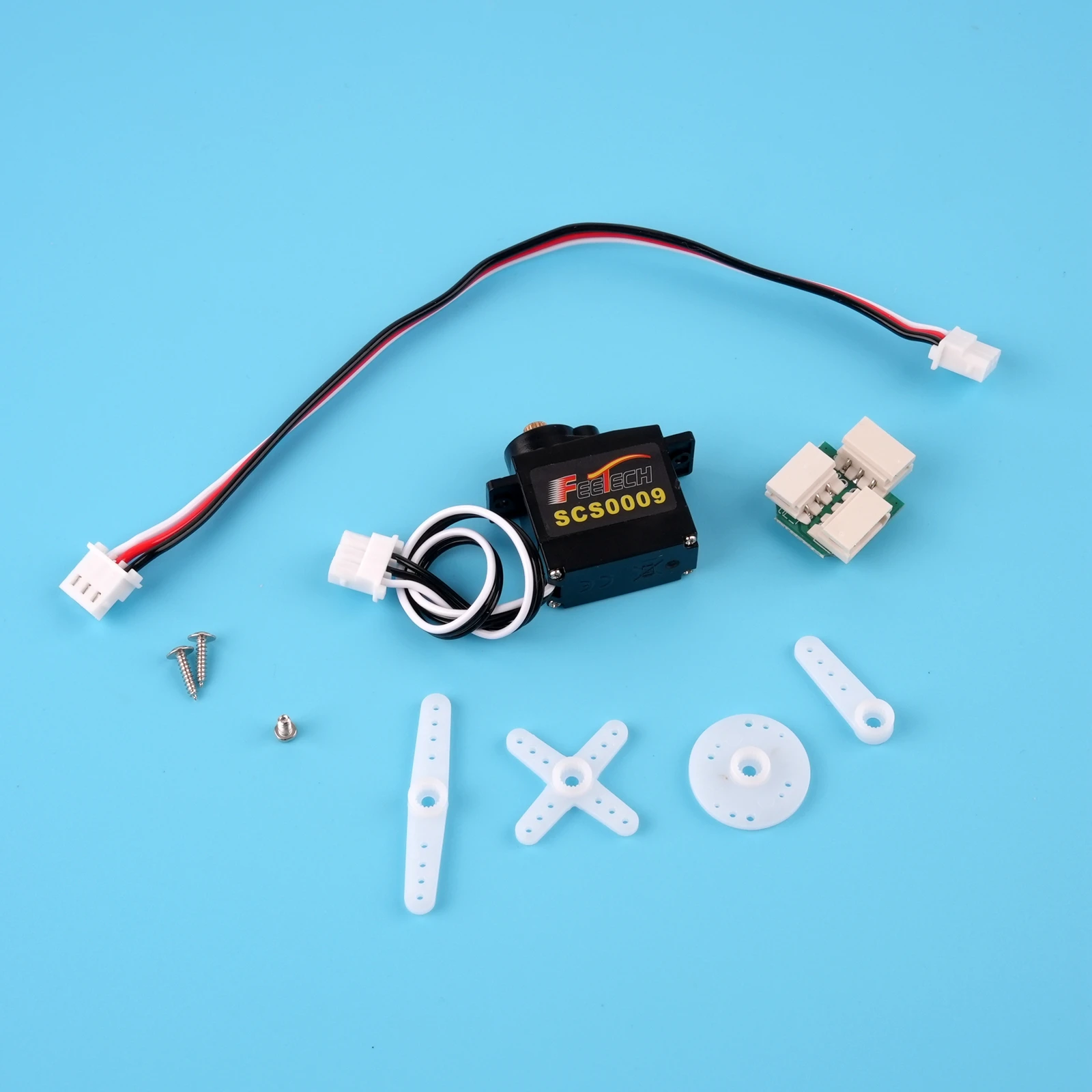 Feetech mini scs009 6v 2.3kg serial bus servo caixa de engrenagens de metal eixo único/duplo eixo servos para helicóptero rc robô inteligente humanóide