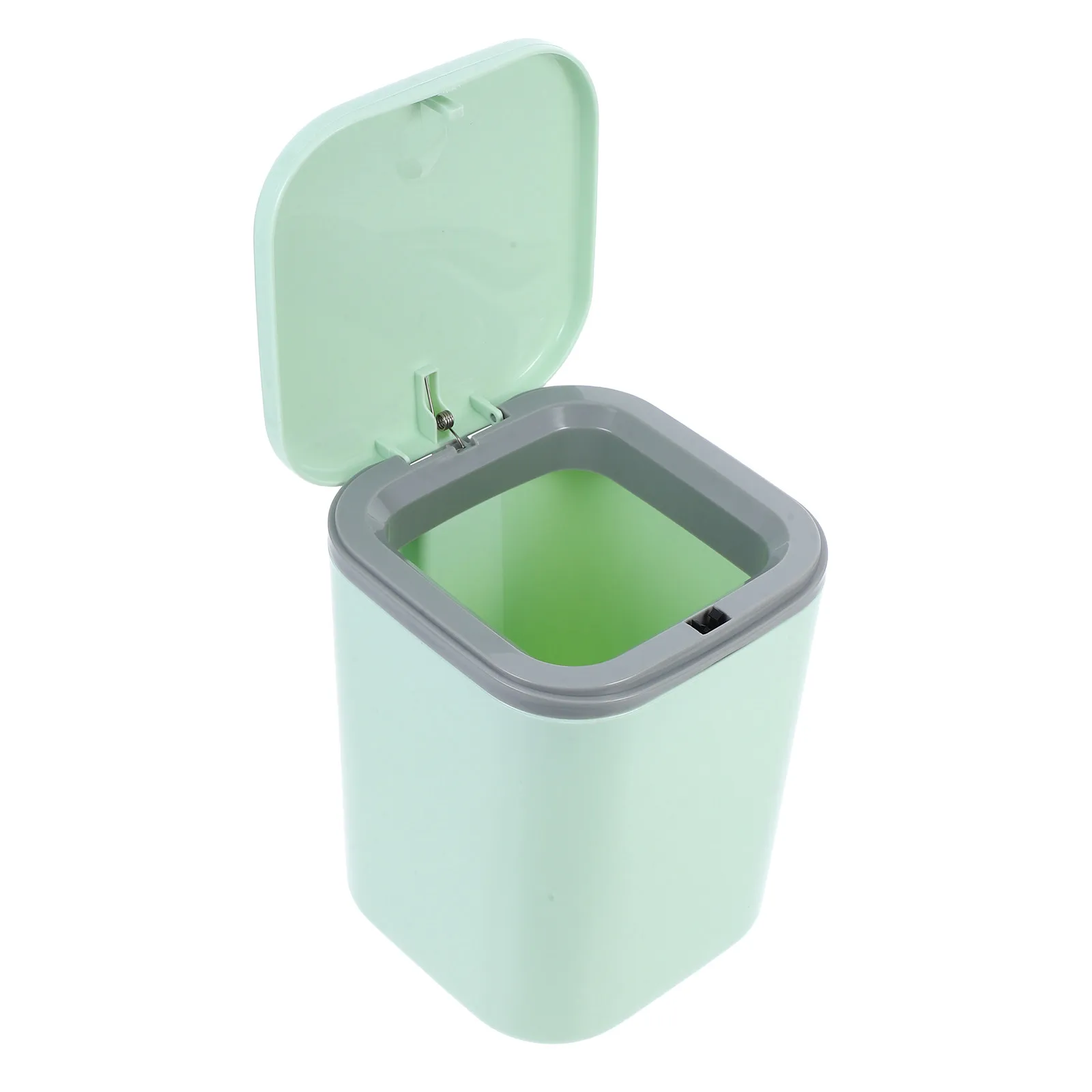 

Мини-мусорное ведро с крышкой, маленькая пластиковая корзина для мусора для стола, ванной комнаты, столешницы, для организации отходов, бумаги, косметики