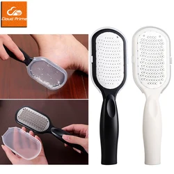 Pedicure Rasp Reusable Stainless Steel Exfoliating Tool Foot Callus File With Lid Heel Cocoon Scraper Dead Skin Remove Foot File