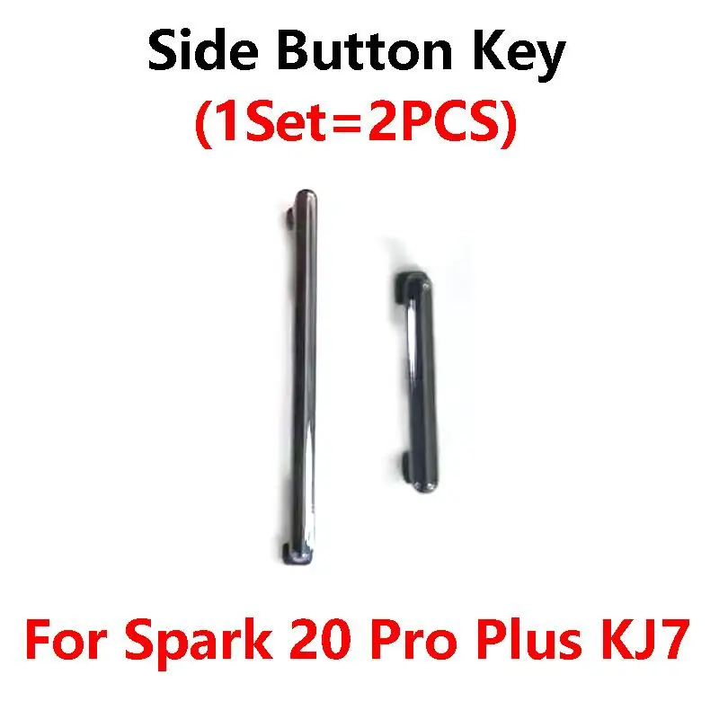 لـ Tecno Spark 20 Pro Plus KJ7 قطع غيار مفتاح الزر الجانبي