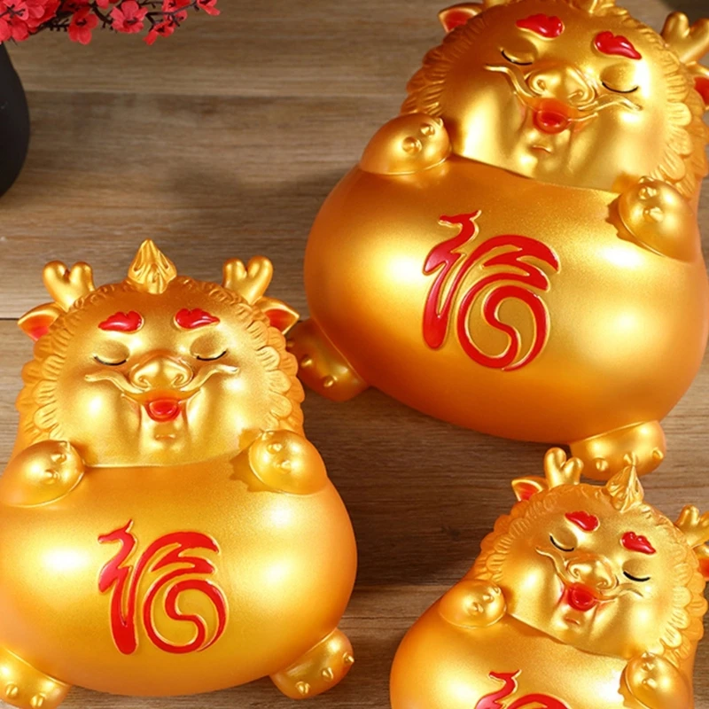 Stylish Money Jar Wealth Accumulate Money Household Dragon Shaped Piggy Banks