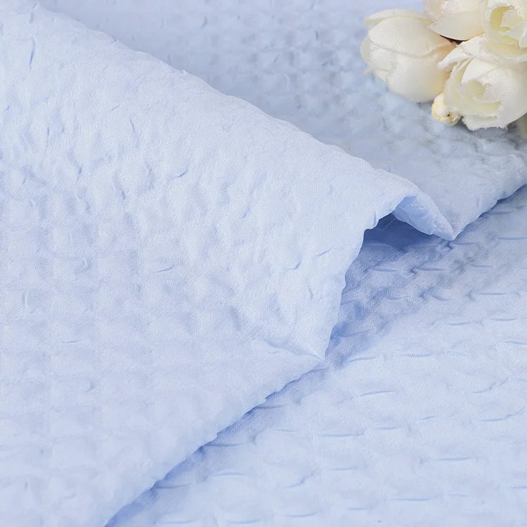 Tissu composite texturé en relief pour robe et chemise, tissu imbibé, grille diamant, mousse et fleur, printemps et été, nouveau