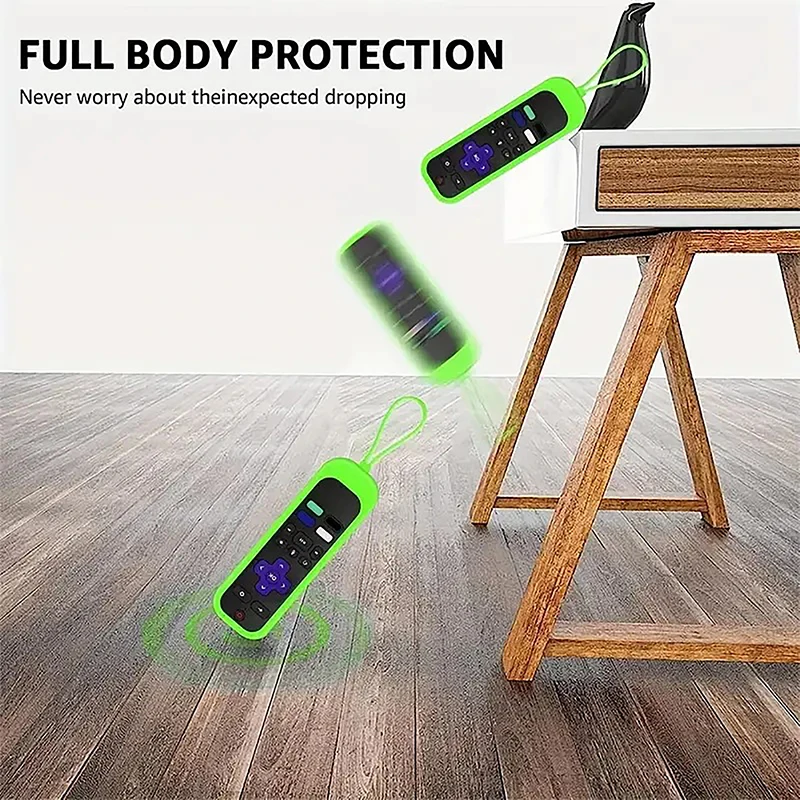 Portable Glow In The Dark Convenient Silicone TV Remote Control Cover Dustproof Protective Case Household Accessories