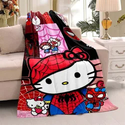 Hello Kitty Cartoon coperta coperta aromatizzata Kawaii morbida, comoda coperta calda regalo per ragazza