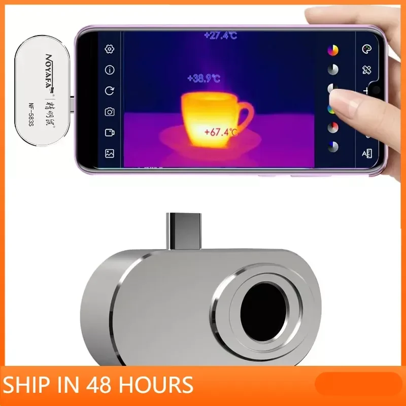 

NOYAFA-583S/586S Mini Thermal Imaging Camera 256x192 Type-C For Android Infrared Temperature Detector With App Thermal Camera