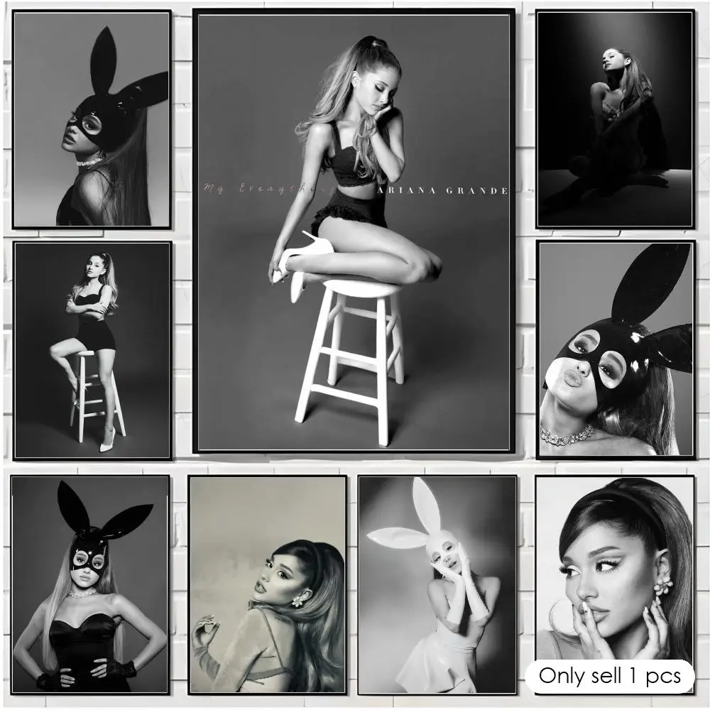 Artist A-Ariana Grande Poster Modern  Wall Art Aesthetic Minimalist Bedroom Decor Cafe Home Gift