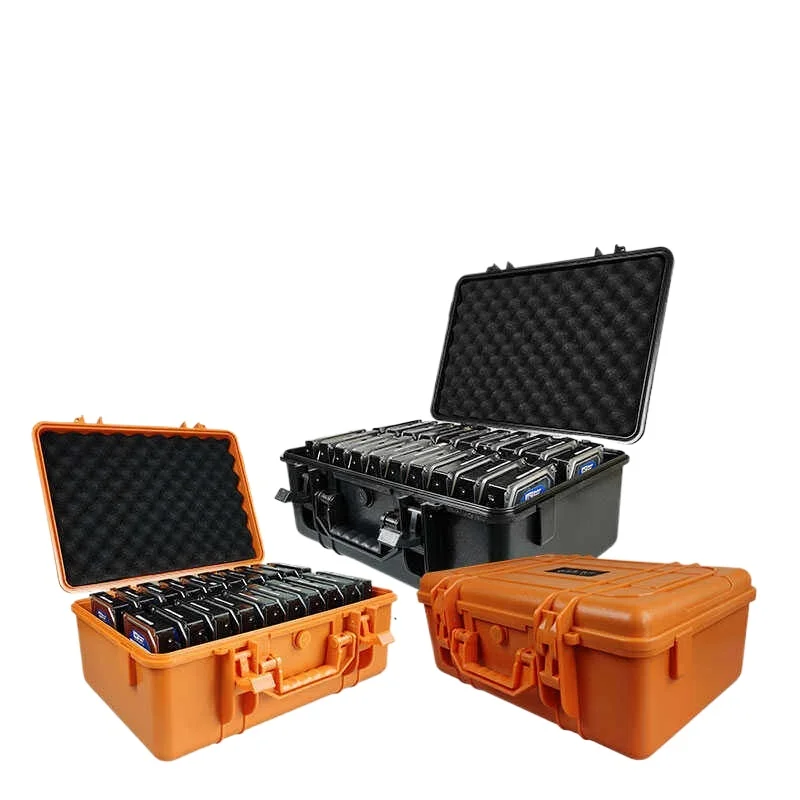 20-Bay 3.5" Hard Drive Case, Waterproof & Anti-Static, Portable Storage Box